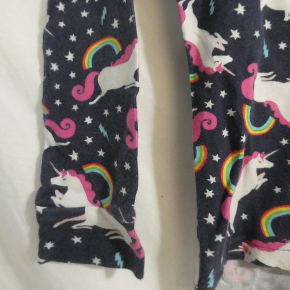 CARTER'S | size 12 | Unicorn and Rainbow Print Pajama Long Sleeve Shirt - Picture 6 of 15